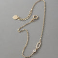 Minimalist 14k Gold Plated 925 Sterling Silver Skinny Bracelet Dainty Paper Clip Stackable Women Bracelet