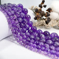 Wholesale Natural Gemstone Amethyst  Loose Beads for Jewelry Making DIY No Dyeing No Heating 4mm 6mm 8mm 10mm 12mm 14mm