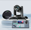 2025 Tenveo Professional PTZ 20x Zoom NDI Camera AI Auto Tracking&Framing USB Wireless Microphone4D Controller Voting Function
