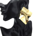 Fashion Large Gold Earrings Exaggerated Fashion Earrings for Jewelry Shop Wholesale N25967