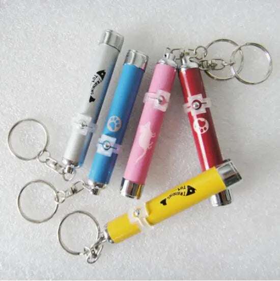 Promotional Multi Functional Flashlight Projector Keychain Factory Wholesale Custom logo Aluminum Mini LED Torch Keychain