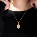 Trendy San Judas Religious Accessories Gold Silver Stainless Steel Necklace Mary Necklace for Women Men
