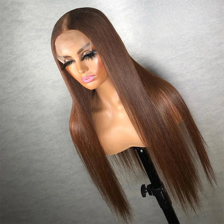 Honey Brown Human Hair Lace Front Wigs for Black Women Transparent hd Lace Brazilian Hair Wig Nature Human Hair Front Wig
