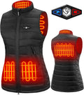 Factory Custom Design Formal Winter Warm Breathable Heated Vest with 4-Zone Heating and Battery Pack for Women