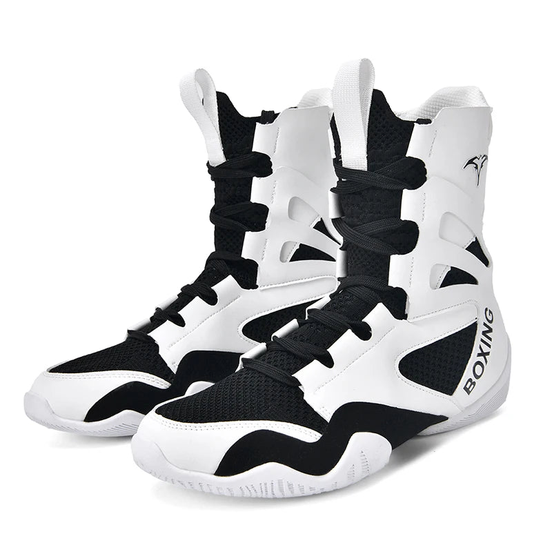 Designs Factory Sport Indoor Squat Shoes Weightlifting Gym Men's Boxing Boots Wrestling Combat Bodybuilding Functional Shoes