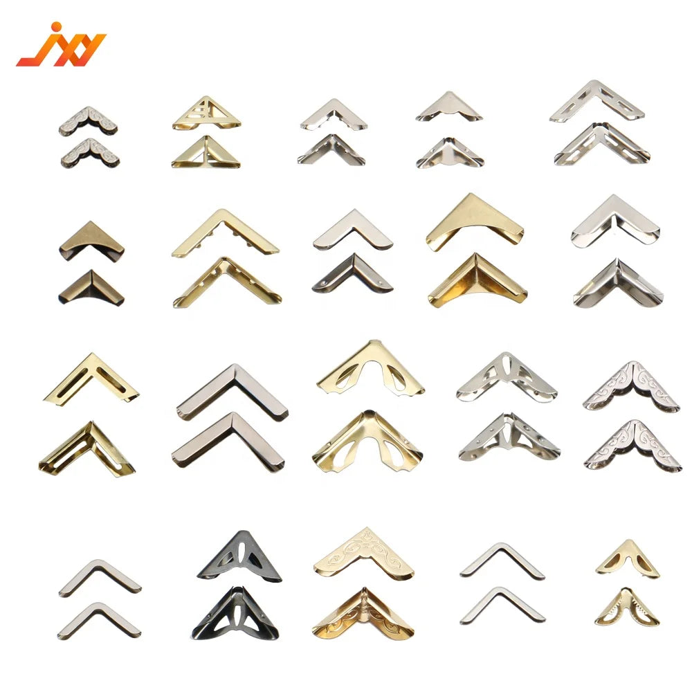 Small Metal Book Corner Iron Protectors Rust-Resistant Fancy Style Custom Color Eco-Friendly Fasteners Plain Washers Album JXY