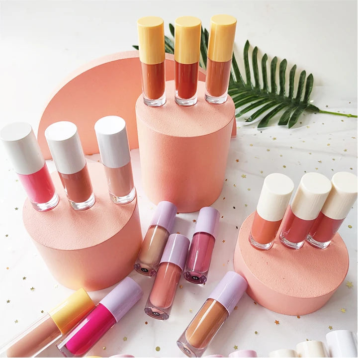 Hot Selling Private Label LOGO 73 Colors High Pigment Long Lasting Waterproof Vegan Lip Gloss Cruelty Free Matte Lipgloss