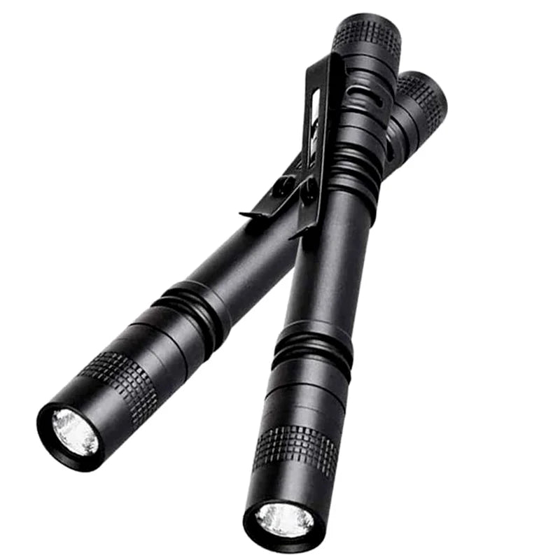 Portable Aluminum Mini Pen Light Slim Lamp LED Mini Flashlights Torch  for Outdoor