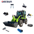 Chinese Small Front End diesel Wheel Loader 600kg 800kg 1000kg Mini Wheel Loader with 4 in 1 Bucket