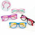 2025 Custom Logo Hot Selling Fashion Square Children Boy Girls Computer Optical Frame Eyeglasses Anti Blue Light Kids Glasses