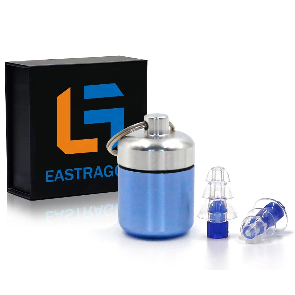 CE Certified Wireless Music Earplugs Noise Reduction Silicone Ear Plugs with Waterproof Concert Case for Hearing Protection