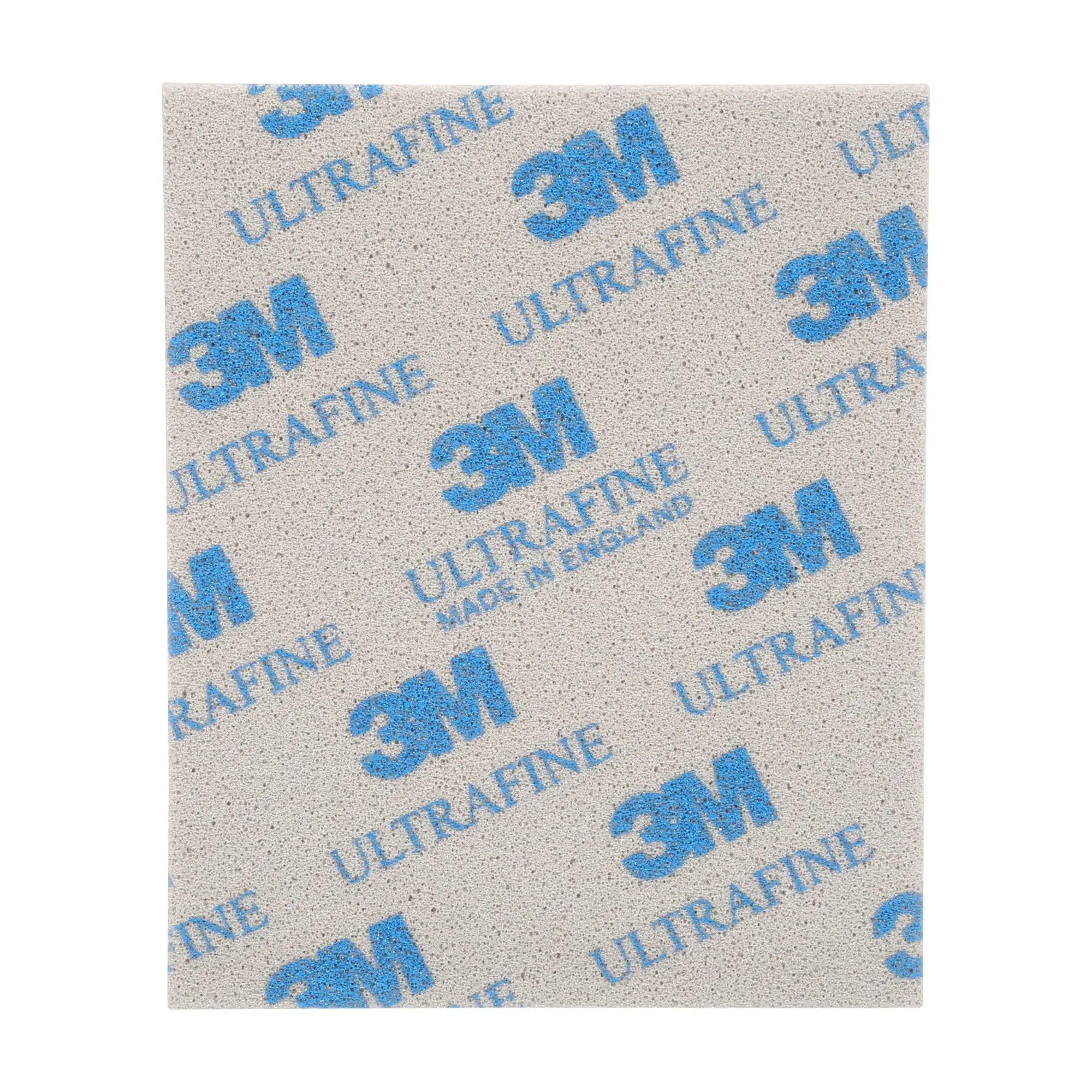 3M 02601/06893 Softback Sanding Sponge  Ultra-Fine P800-P1000 Blue 4.5inX5.5in/pcs 100pcs/carton Without Printed Box