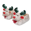 2022 Fashion Hot Cute Reindeers Christmas Gift Fluffy slippers Cotton Household Animal Cotton Shoes