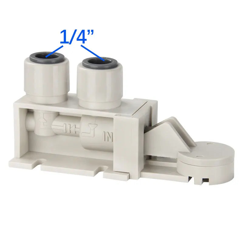 1/4" Automatic Water Filter Plastic Shut-off Water Leakage Guard Protector Water Leakage Sensor Switch for Kitchen Use MegaBDM