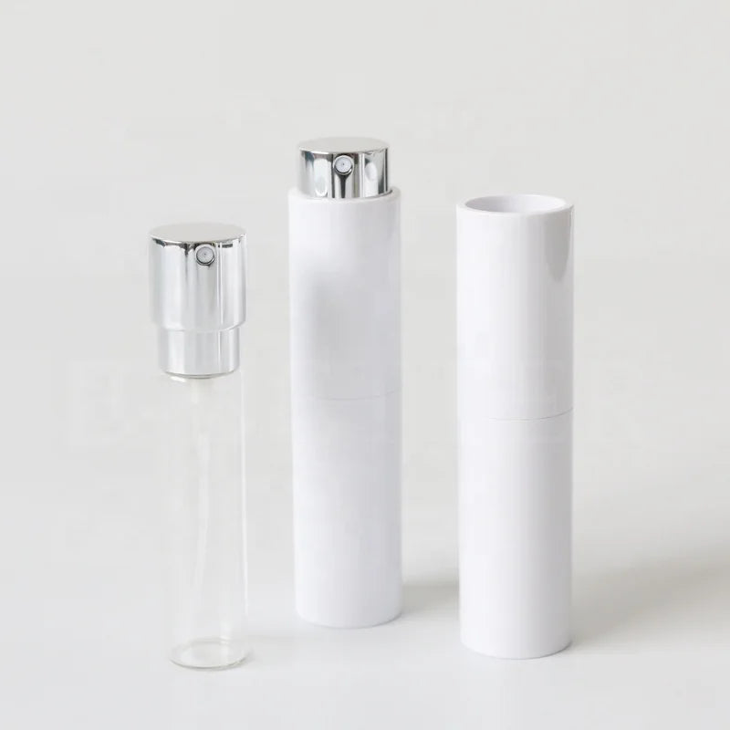 20ml White Twist Perfume Spray Bottle Travel Portable Perfume Bottle Atomizer MegaBDM