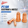 PT-100 Plasma Cutting Gun Spare Part Accessories Nozzle IPT100 Torch Consumables 51248.10 1.1 1.2 1.4 1.5 1.6mm Nozzle Tips MegaBDM