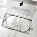 Yasha Silk 22mm Luxury Wholesale 100% Pure Mulberry Silk Sleep Eye Cover Eyemask Set Elastic Band Printed Design for All Seasons