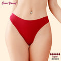 Custom Logo Traceless Heavy Flow Reusable Leakproof Culotte Menstruelle Seamless Bikini Period Underwear Women Menstrual Panties
