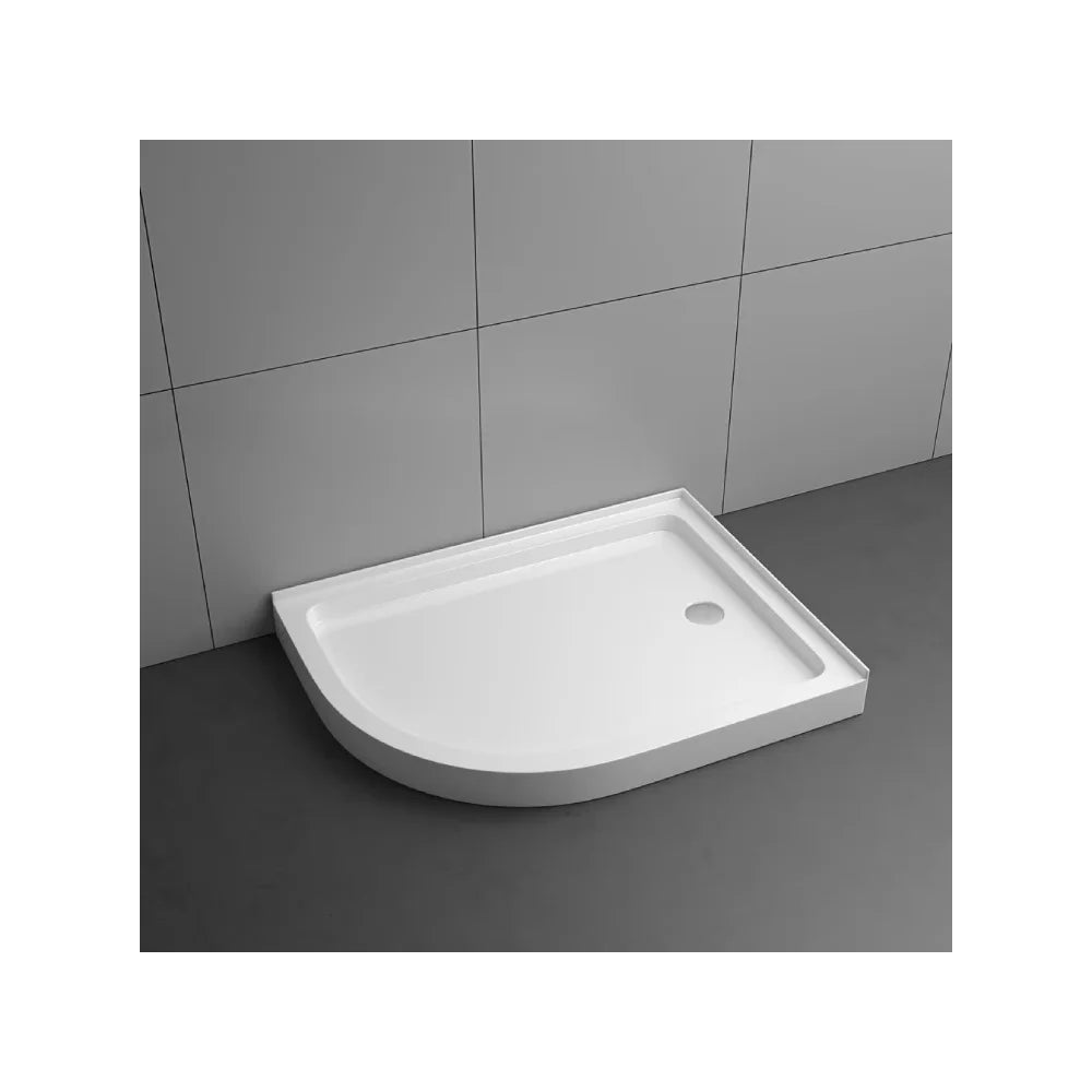 Shower Tray for American Custom ABS Material caravan Bathroom Wet Room 13.5cm Deep Left Right Drain Curved Shower Pans & Bases