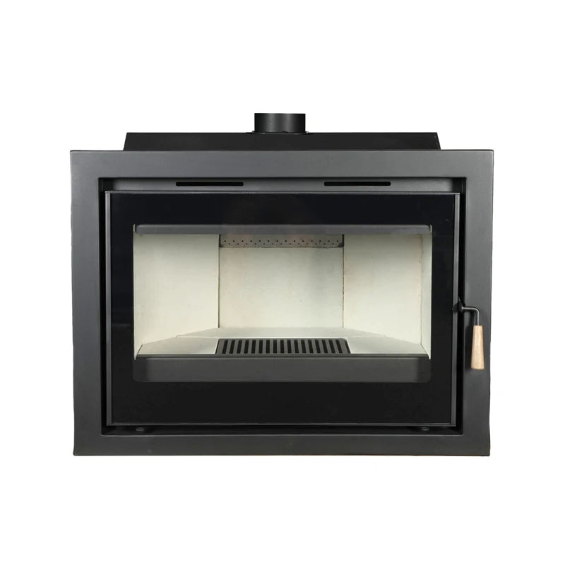 ZLR1803A 16kw Modern European Style Indoor Household Heating Embedded Wood Burning Fireplace Wood Stove for House