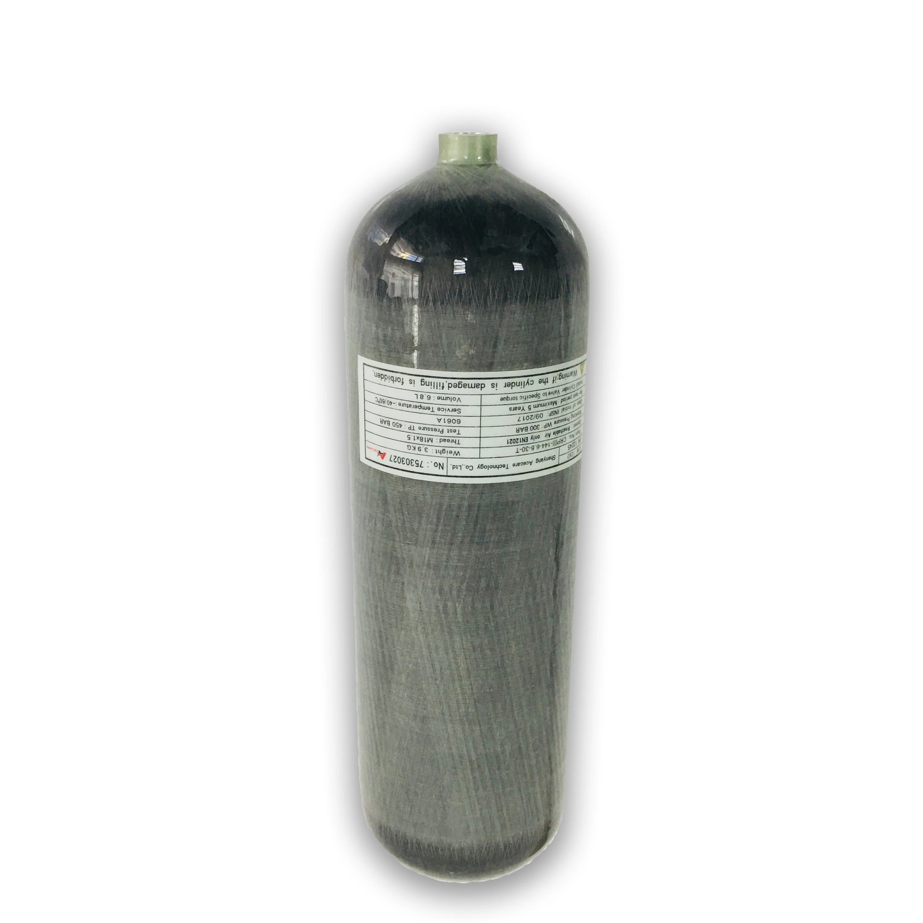 Acecare 6.8L SCUBA Tank 4500psi Carbon Fiber Tank for Divng From China