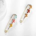 Joyas Fashion Jewelry Rhinestone Colorful butterfly Luxury Customized Brooches Pins Women Premium