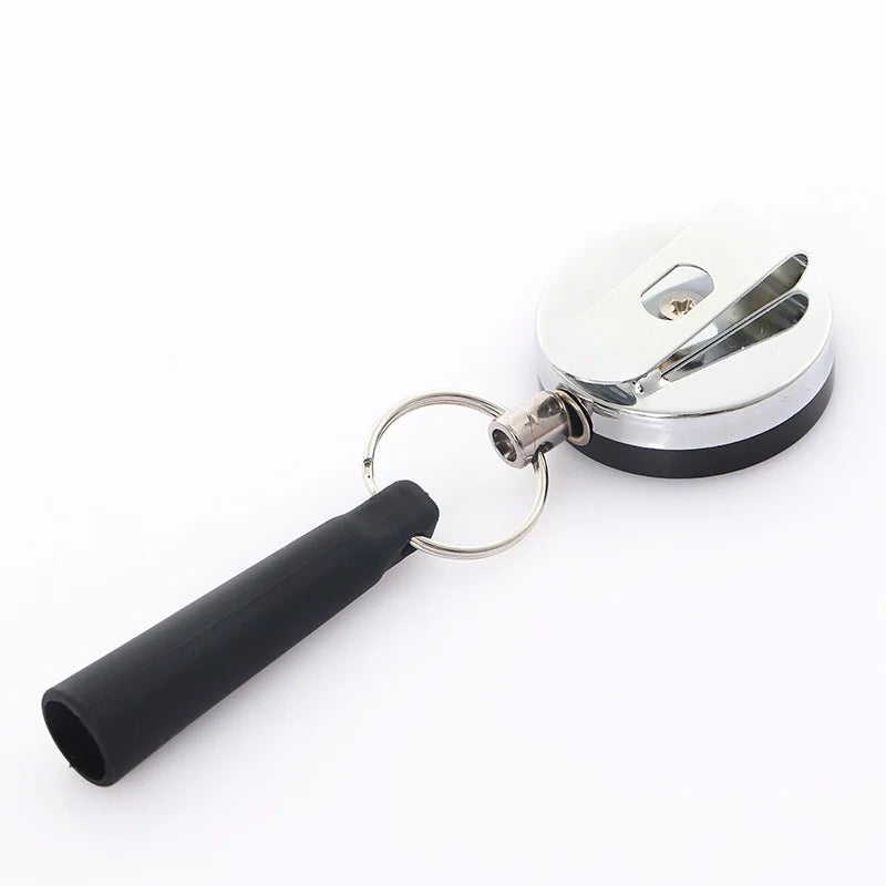 Retractable Pull Pen & Pencil Holder Retractable Badge Pen Reel for Thick Markers Carpenter Pencil