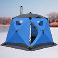 WOQI Winter Pop up Cold Weather Tent Outdoor Camping Windproof Large Tent