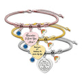 DAIHE Stainless Steel Snake Bone Bracelet Mother's Day Gift Engraved Bracelet