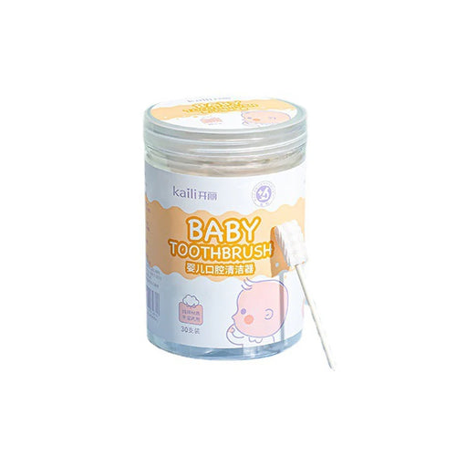 0-2 Years Old Baby Oral Care Disposable Gauze Tongue Cleaner Eco-Friendly Dry & Wet Use Interdental Care