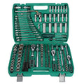 Set of 216pcs Home Mechanic Ratchet Wrench Socket Combination Tool Set Manual Repair Tool Kits for Cars Motorcycles and Bicycle