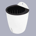 Dropshiping Self Watering Hanging Planters Plastic Lazy Flowerpot Round Shape Wall Mounted Plastic Indoor Outdoor Flower Pots