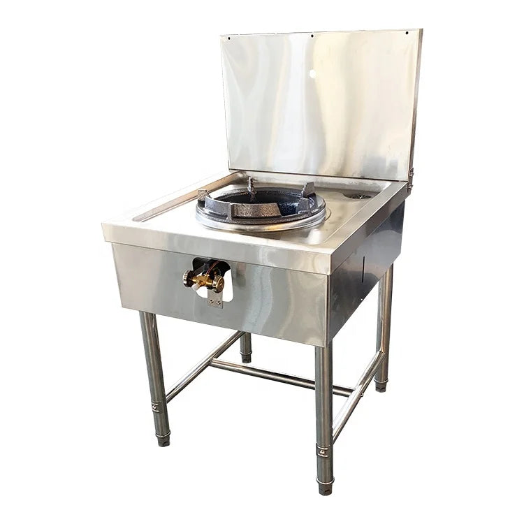 Wholesale Kitchen Equipment Housing Stainless Steel Gas Stove Housing Stainless Steel Kitchen Housing Single Hole Worktable