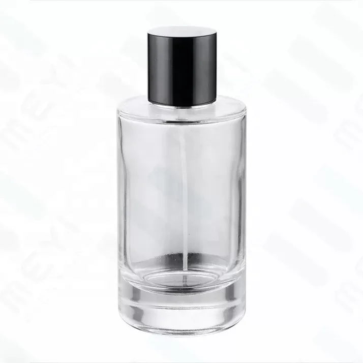 Elegant 50ml Glass Perfume Bottle with Magnetic Cap and Pump Sprayer for Low MOQ Cosmetics Screen Printed Surface