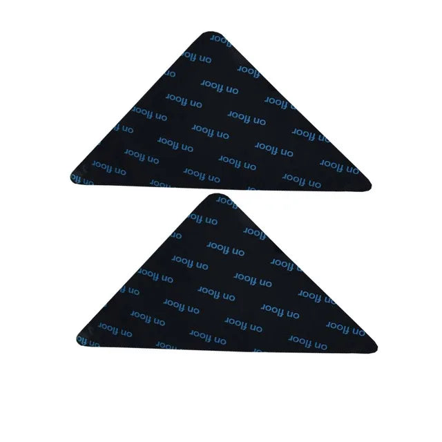 12 Pcs Reusable Carpet Tape Non Slip Rug Pads Grippers for Hardwood Floors and Tiles Area Rugs