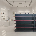 Supermarket Convenience Store Gondola Rack Double-Sided Heavy Duty Metallic Solid Shelf Epoxy Powder Coated Grocery Shelves MegaBDM