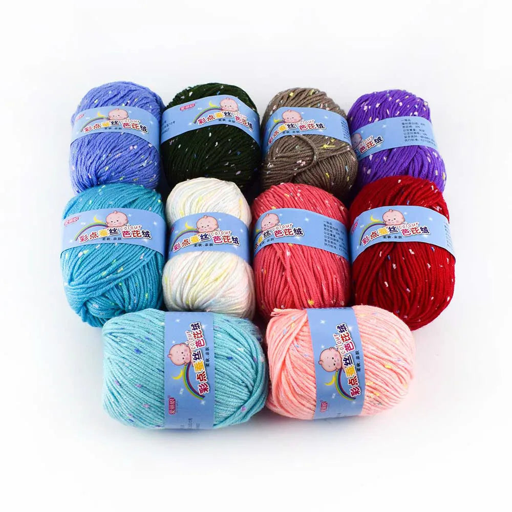 Deepeel AAP001 Cashmere Yarns for Hand Knitting Crochet Yarns Baby Worsted Wool Thread Needlework Milk Cotton Yarn