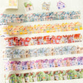 50pcs/pack Shaped Washi Tape Colorful Dream Town Series House Theme Landscaping Handbook DIY MegaBDM