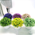 Simulated Plants Hemisphere Potted Plants Green Plants Flowers Tree Balls Office Desktop Ornaments Mini Bonsai Plants