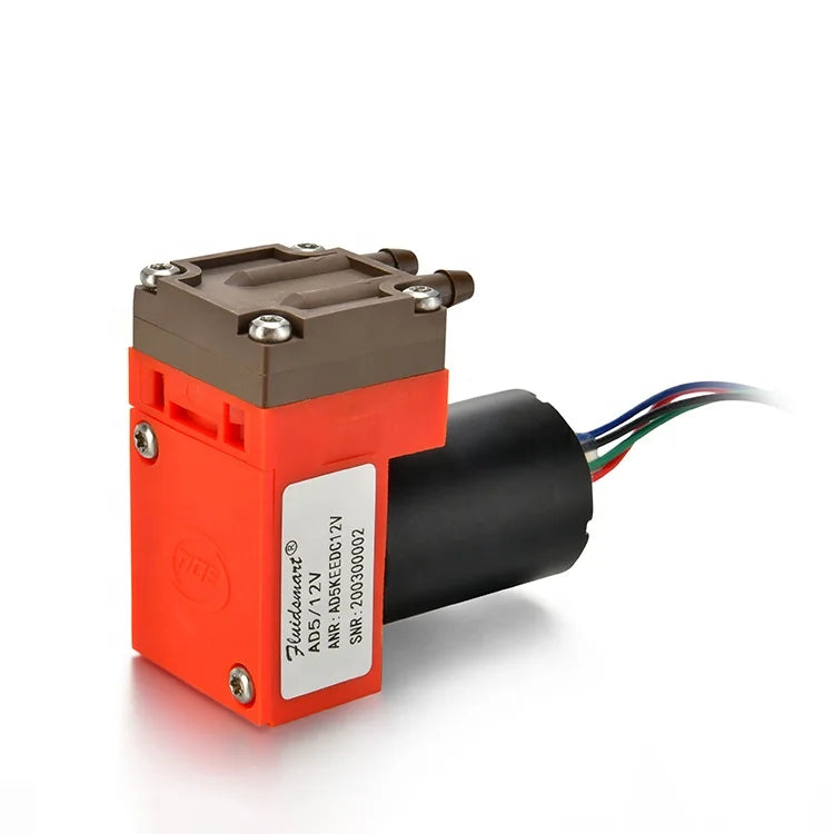 Custom High Flow Brushless DC Small Diaphragm Pump Low Noise Vacuum Pump Oil Free Lab Gas Vacuum Air Pump