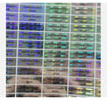 KYW Security Hologram Sticker 3D Hologram Void Label Warranty Reflective Sticker Printing