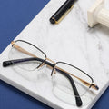 MS 91250 Eyeglasses 2022 New Design Men's Metal Classic Full-Frame Fashion Blue Ray Proof Glasses MegaBDM