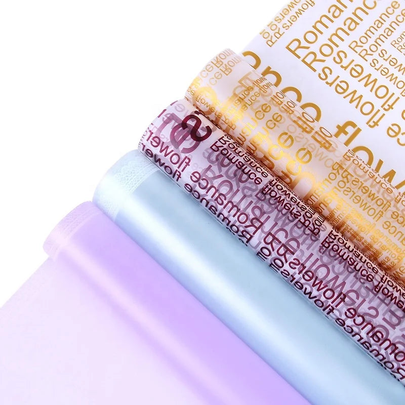 INUNION Factory Wholesale Korean Flower Wrapping Paper Waterproof Paper Flower Packaging Materials Bouquet Wrapping Paper