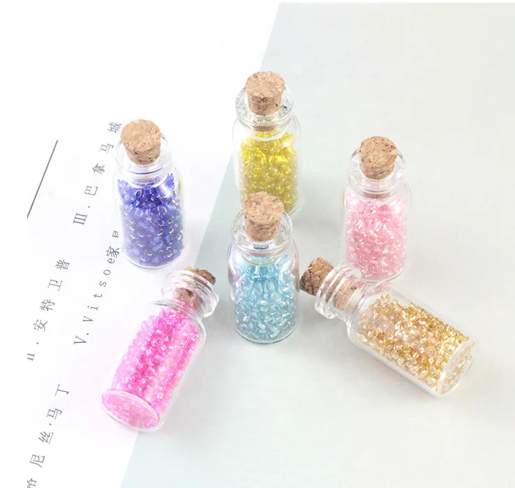 Ready to Ship Hot Sell Jewelry 2mm3mm4mm Glass Seed Beads Colorful Silver Line Round Hole Seed Beads