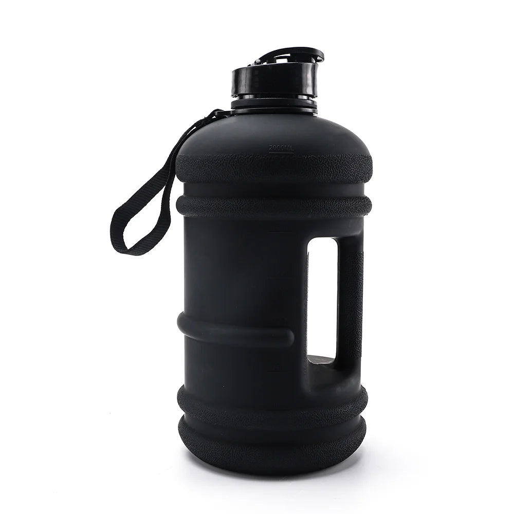 2.2 L Large Capacity Sports Water Bottle Matt Color Gym Jugs Custom Logo BPA Free for Fitness Bottles Gallon Pots