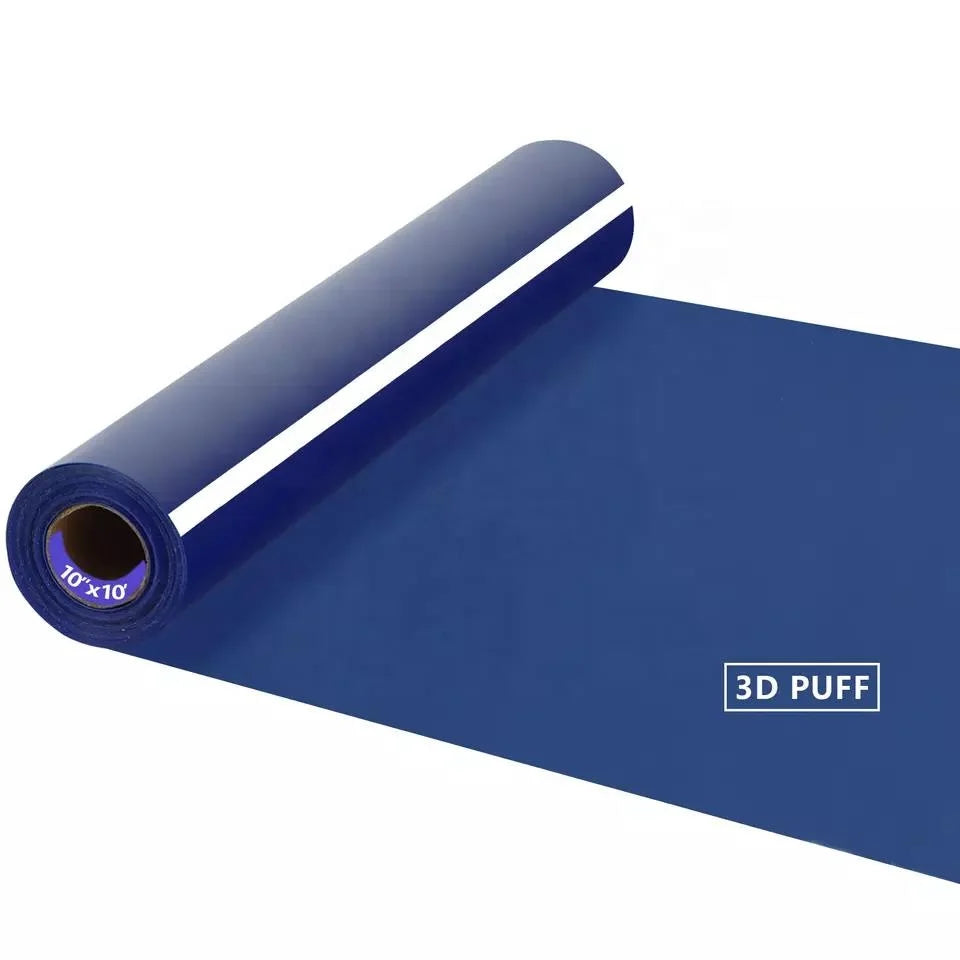 Guangyintong PU 3D Puff Vinyl Printable Heat Transfer Htv Transfer Paper Best Htv for Shirts Wholesale Heat Transfers Htv Paper MegaBDM