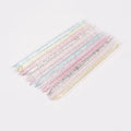 BIN Supplies Colored Crystal Nail Drill bar Nail Stick 50pcs Per Bag for Nail Art