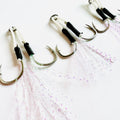 Fishing  Tackle 20g 35g 50g  Metal Jig Fishing Assit Hooks for Mirco- Jigs Solid Ring Fishing Hook