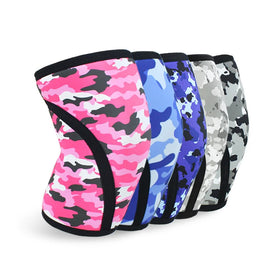 Compression 7mm Neoprene Powerlifting Fitness Winter Knee Support Brace Gym Weightlifting Knee Sleeves