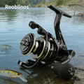 [Germany Stock] Rooblinos NX Spinning Fishing Reel 5.2:1 Gear Ratio Fake Bait Nylon River & Lake 1000-7000 Series